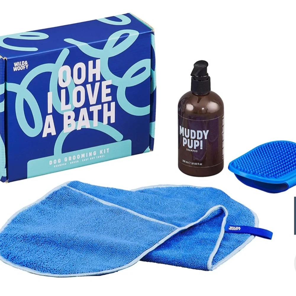 NEW Wild & Woofy Dog Grooming Kit, 0.7 kg